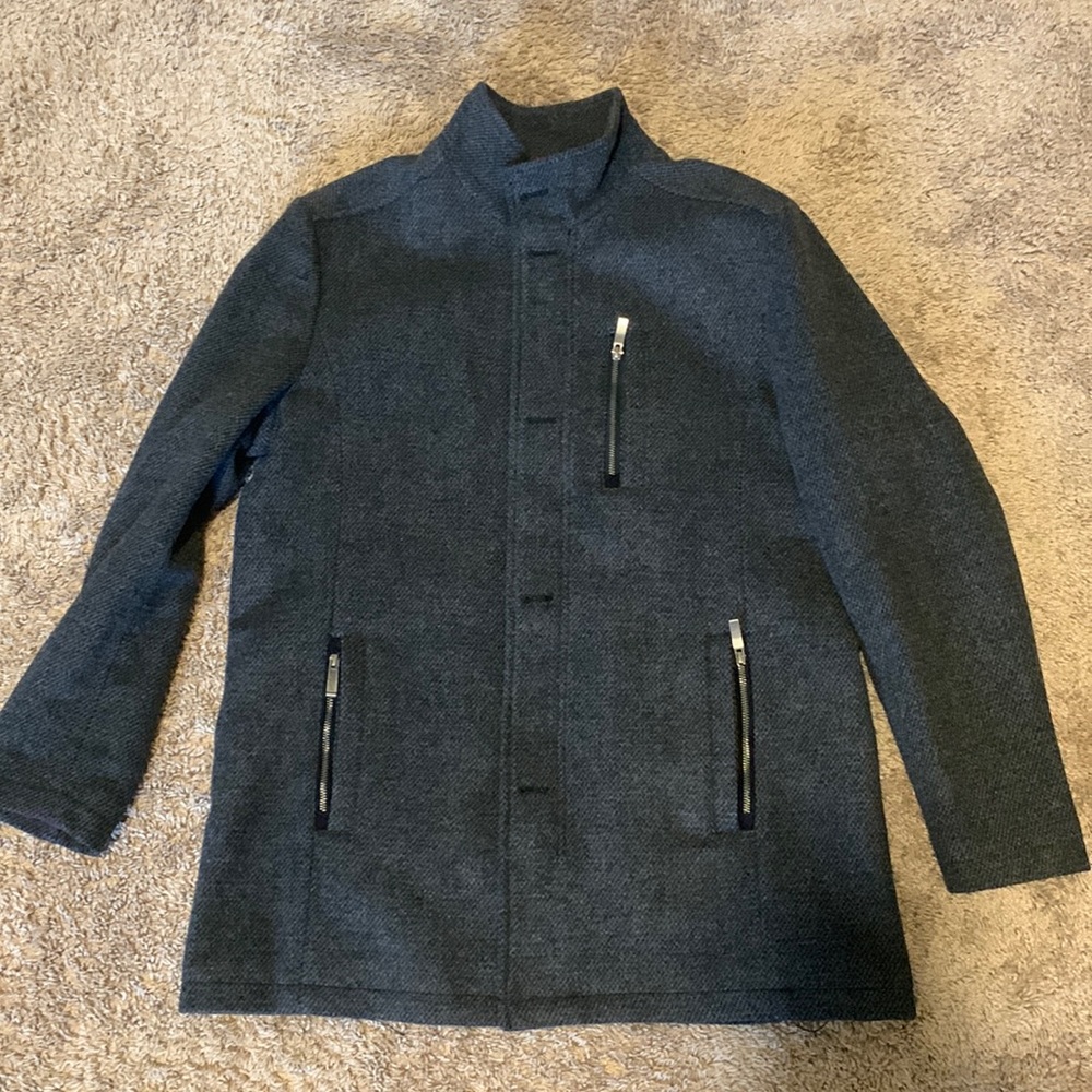 Johnston & Murphy Gray Overcoat